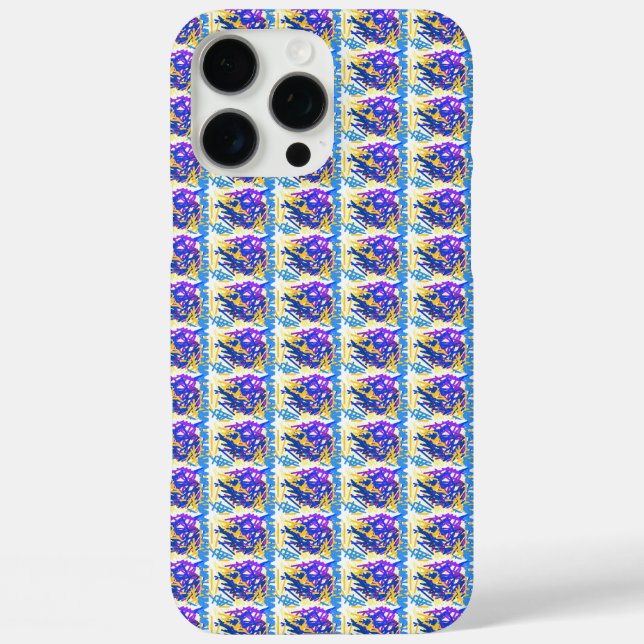 Modern Abstract Paint Splash Case-Mate iPhone Case (Back)