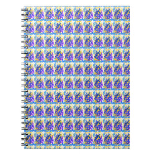 Modern Abstract Paint Splash Notebook