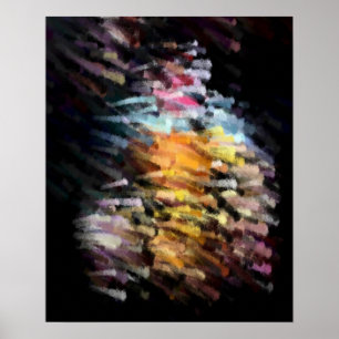 Modern Abstract Painting Art Poster