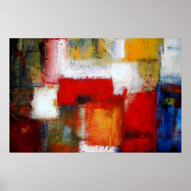 Modern Abstract Painting Art Prints Posters (Front)