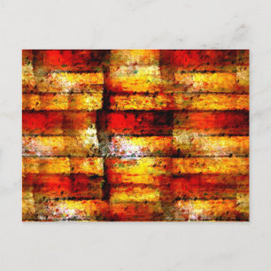 Modern Abstract Painting Postcard