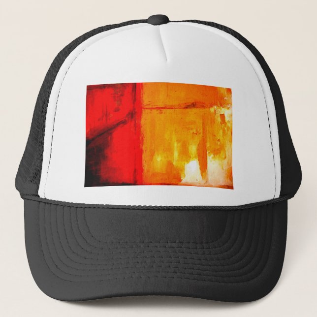 Modern Abstract Painting Trucker Hat (Front)