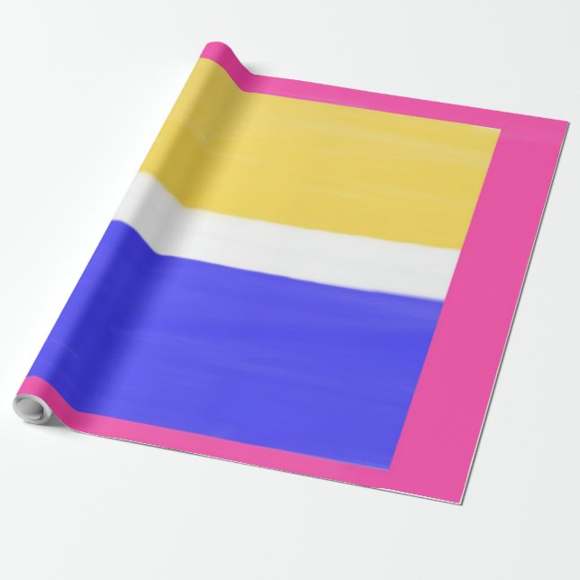 modern abstract painting wrapping paper (Unrolled)