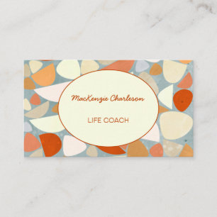 Modern Abstract Pastel Business Card