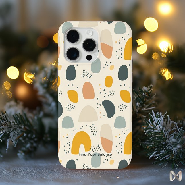 Modern Abstract Pastel  - Minimalist Organic  Case-Mate iPhone Case (Creator Uploaded)