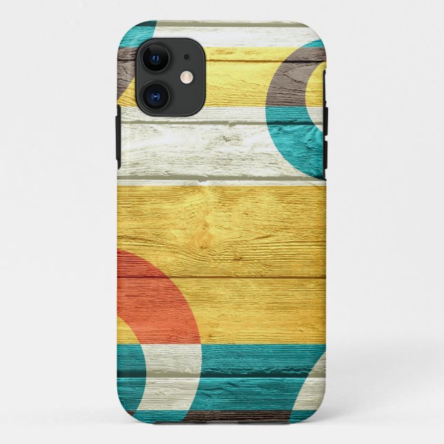 Modern Abstract Pastel Wood #2 Case-Mate iPhone Case (Back)