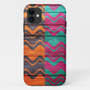 Modern Abstract Pastel Wood #3 iPhone 11 Case