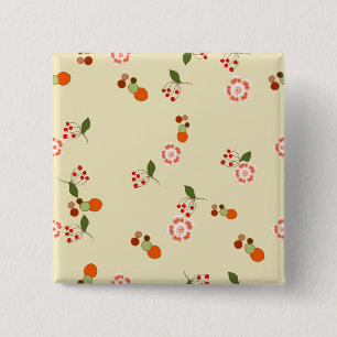 Modern Abstract Pattern 15 Cm Square Badge