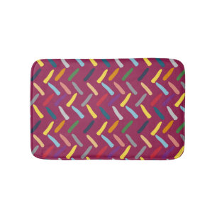 Modern Abstract Pattern Bath Mat