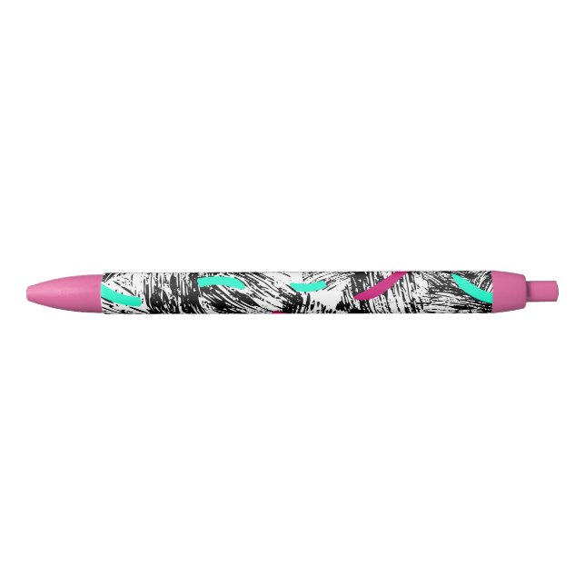 Modern Abstract pattern. Black Ink Pen (Front)