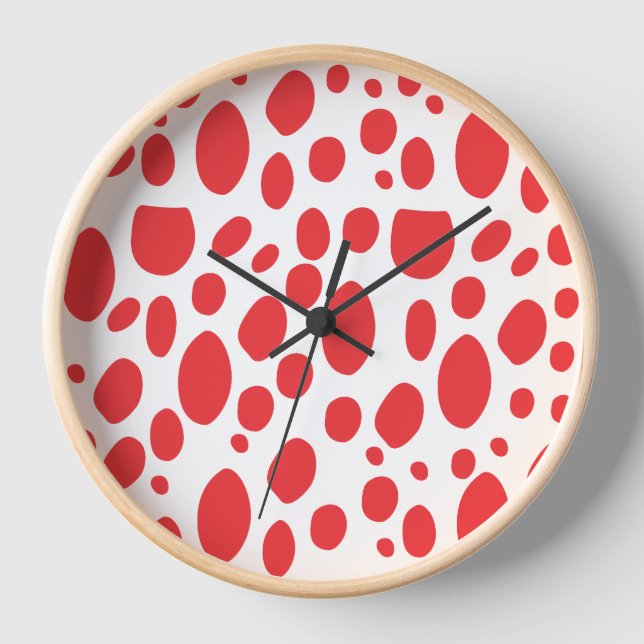 Modern Abstract Pattern Clock (Front)