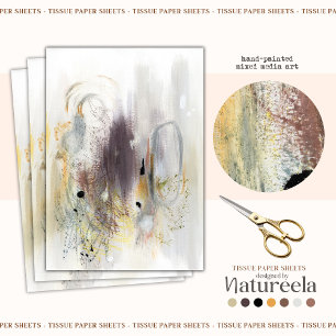 Modern Abstract Pattern Decoupage Tissue Paper
