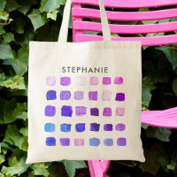 Modern Abstract Pattern Personalised Purple