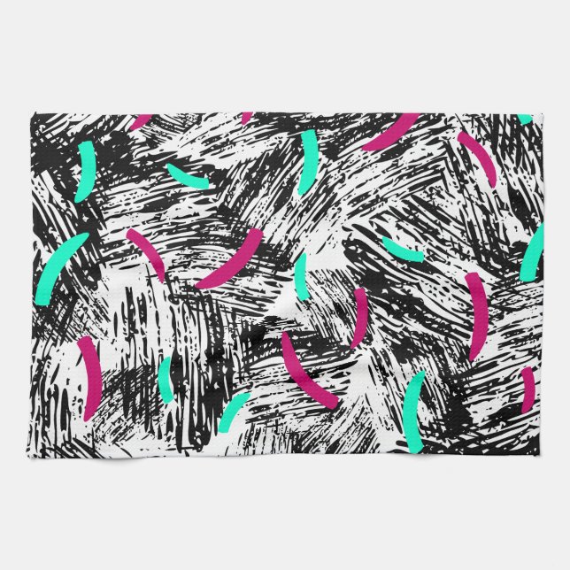 Modern Abstract pattern. Tea Towel (Horizontal)