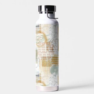 Modern Abstract Pattern Water Bottle