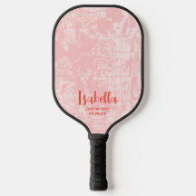 Modern Abstract Personalised Name Pickleball Paddl