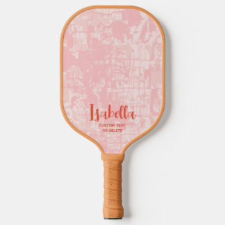 Modern Abstract Personalised Name Pickleball Paddl Pickleball Paddle