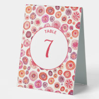 Modern Abstract Pink Watercolor Geometric