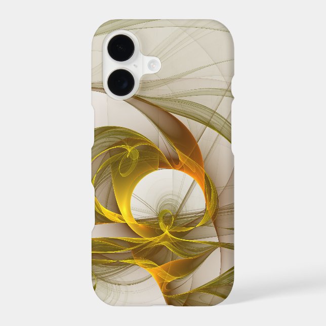 Modern Abstract Precious Metal Colours Fractal (Back)