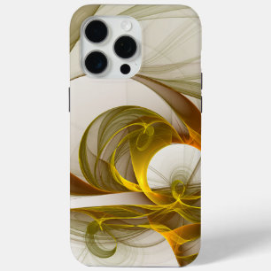 Modern Abstract Precious Metal Colours Fractal iPhone 15 Pro Max Case