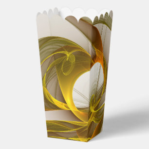 Modern Abstract Precious Metal Colours Fractal Favour Box