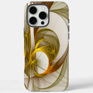 Modern Abstract Precious Metal Colours Fractal iPhone 16 Pro Max Case