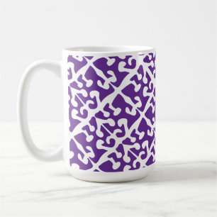 Modern Abstract purple shape art Coffee Mug