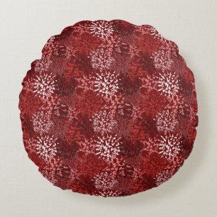 Modern Abstract Round Cushion