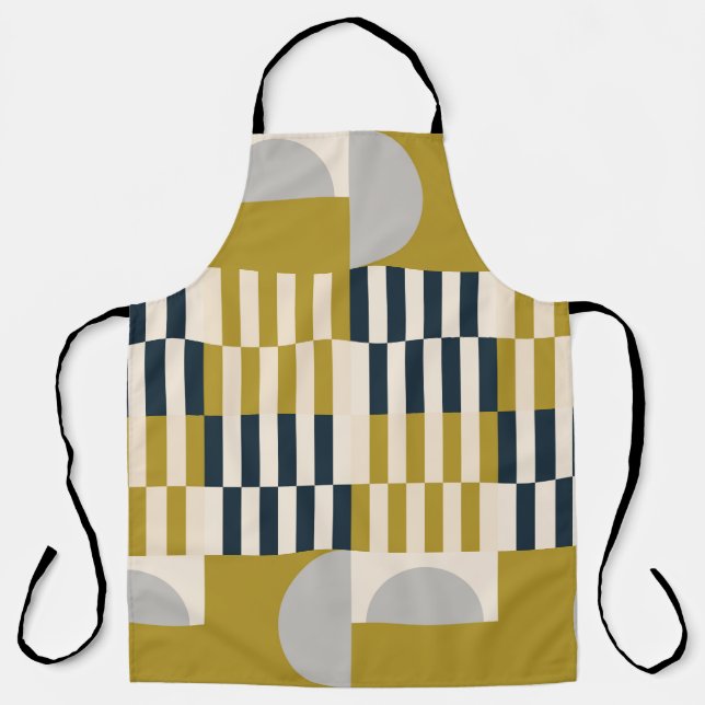 Modern abstract seamless geometric pattern with se apron (Front)