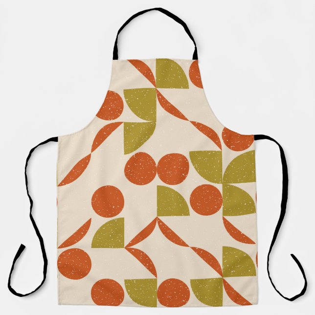 Modern abstract seamless geometric pattern with se apron (Front)