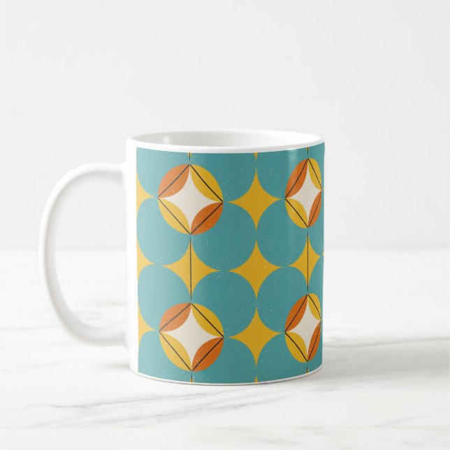 Modern abstract seamless geometric pattern with se coffee mug (Left)