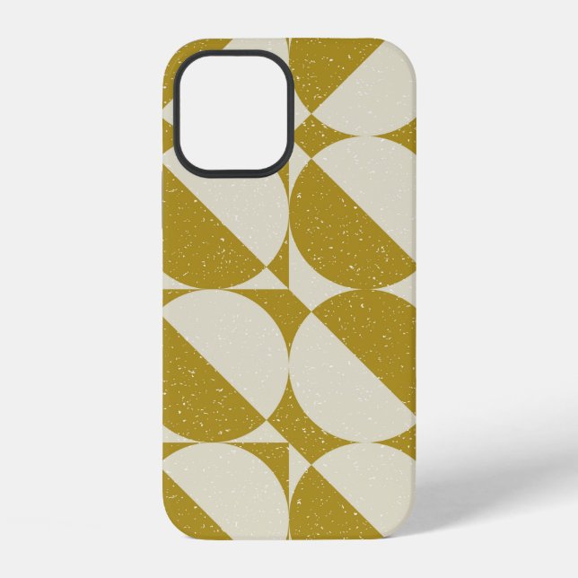 Modern abstract seamless geometric pattern with se iPhone case (Back)