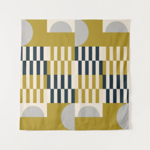 Modern abstract seamless geometric pattern with se tapestry