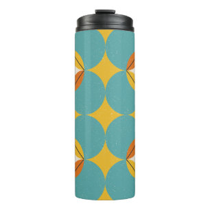 Modern abstract seamless geometric pattern with se thermal tumbler