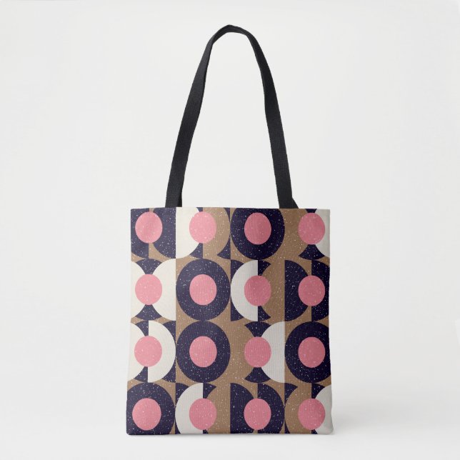 Modern abstract seamless geometric pattern with se tote bag (Front)