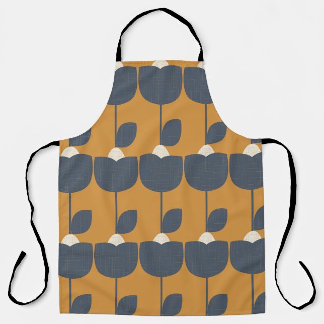 Modern abstract seamless geometric pattern with st apron (Front)