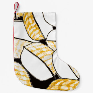 Modern abstract seamless pattern with creative col small christmas stocking