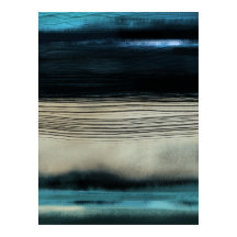 Modern Abstract Seascape Contemporary Coastal Art