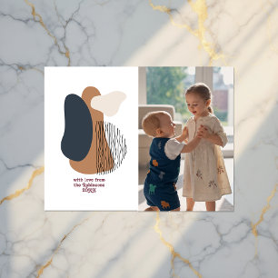 Modern Abstract Shapes Holiday Photo