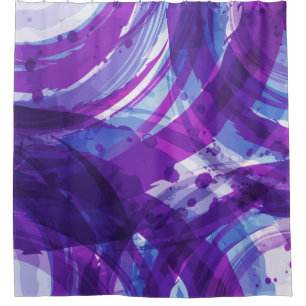 Modern Abstract Shower Curtain