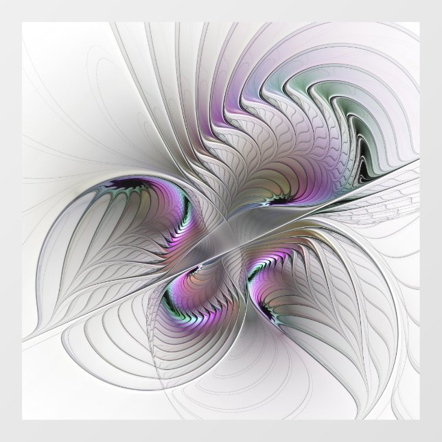 Modern Abstract Shy Fantasy Figure Fractal Art (Sheet)