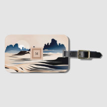 Modern abstract southwestern desert monogram