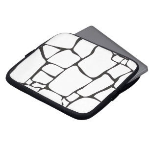 Modern Abstract Stone Pattern Laptop Sleeve