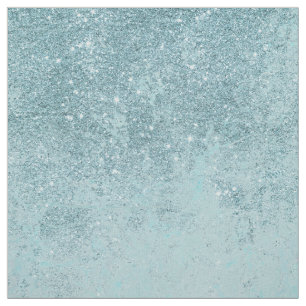 Modern abstract teal glitter blush tones marble fabric