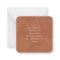 Modern Abstract Terra Cotta Fall Wedding Thank You