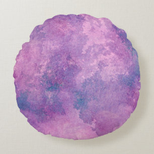 Modern Abstract Texture design Round Cushion