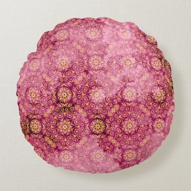 Modern Abstract Texture design Round Cushion (Front)