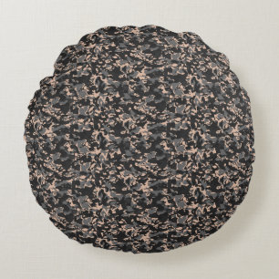 Modern Abstract Texture design Round Cushion