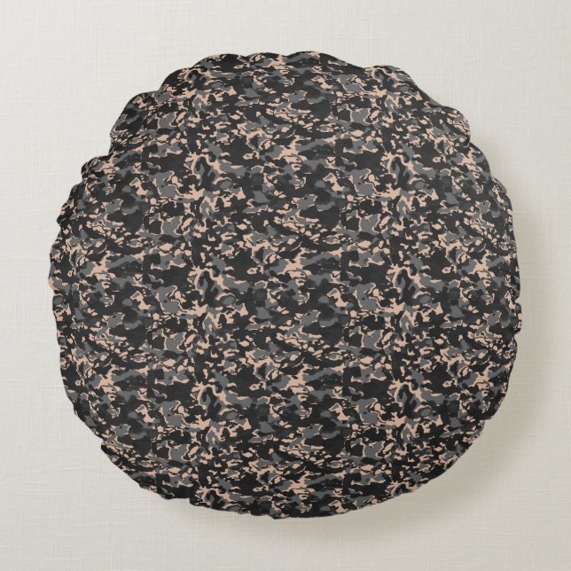 Modern Abstract Texture design Round Cushion (Front)