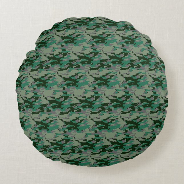 Modern Abstract Texture design Round Cushion (Front)
